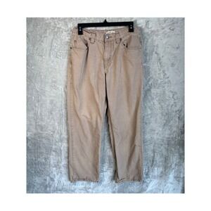 Blue Mountain Mens‎ Khaki Cotton Work Pants 32x32 Straight Leg Utility Everyday